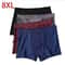Plus Size Bamboo Fiber Mens Boxer Briefs Breathable Comfort Fit 4 Pack 0