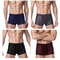 Plus Size Bamboo Fiber Mens Boxer Briefs Breathable Comfort Fit 4 Pack 2