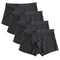 Plus Size Bamboo Fiber Mens Boxer Briefs Breathable Comfort Fit 4 Pack 6