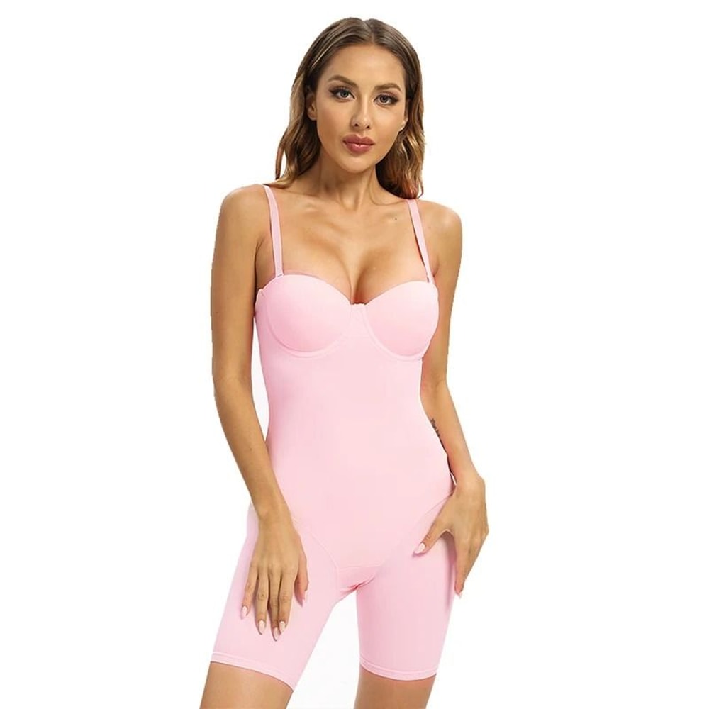 Womens Body Shaper Bodysuit Underwire Support Slim Fit Shapewear Romper 9
