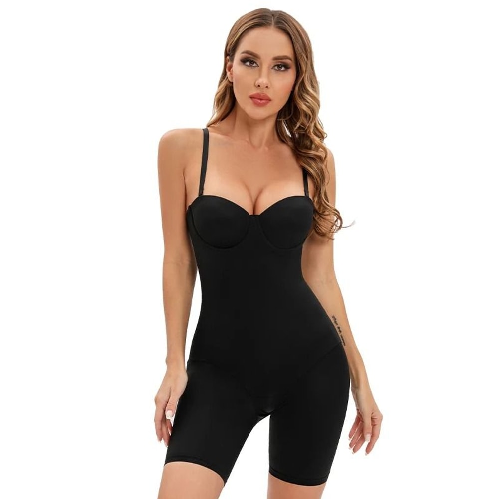 Womens Body Shaper Bodysuit Underwire Support Slim Fit Shapewear Romper 6