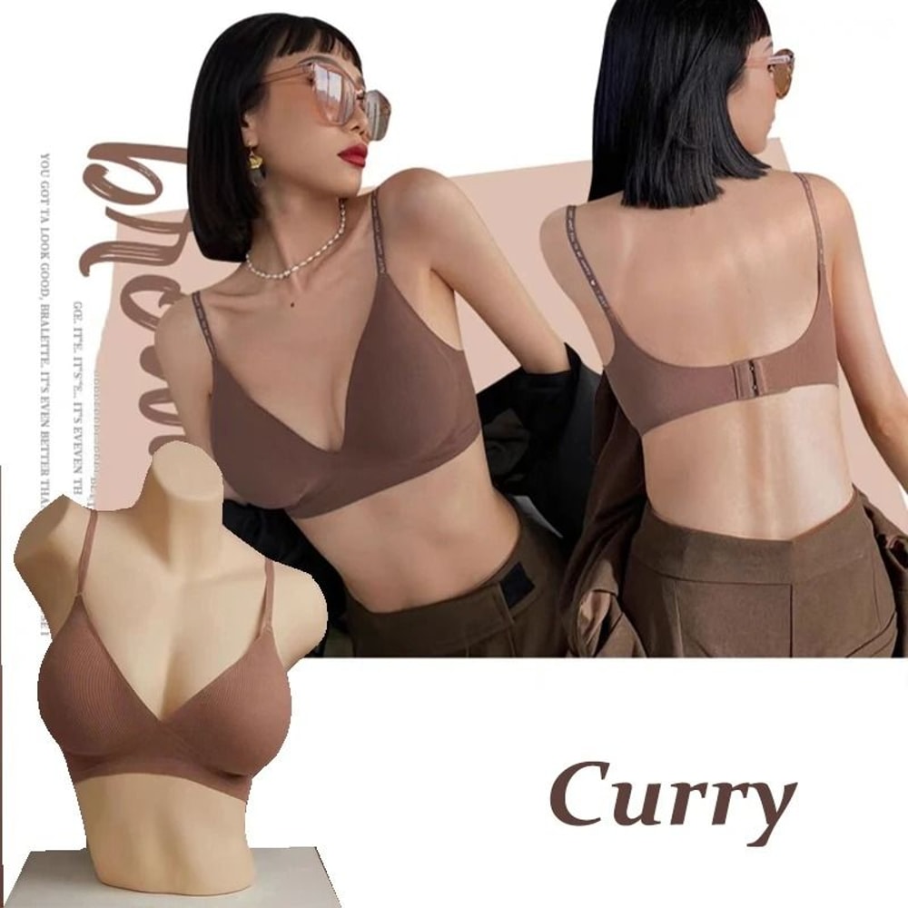 Seamless Deep V Wireless Bralette For Women 7