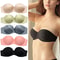 Invisible Strapless Push Up Bra With Front Closure 1