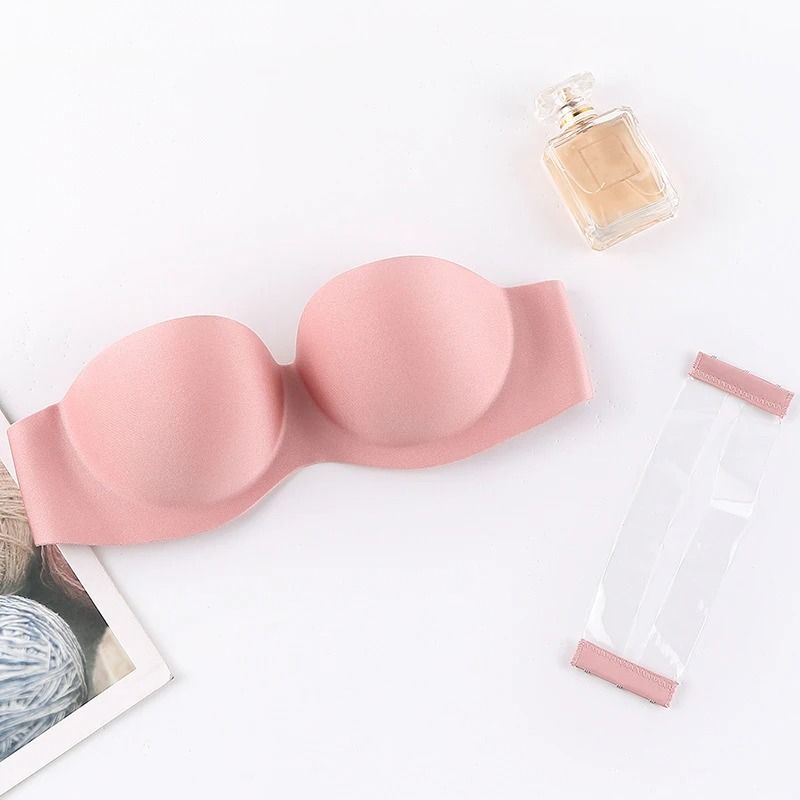 Invisible Strapless Push Up Bra With Front Closure 7