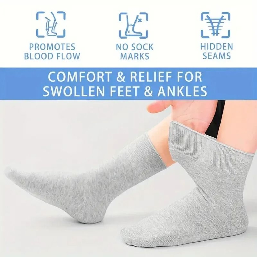 Non Binding Comfort Socks For Men 7 Pair Set 2