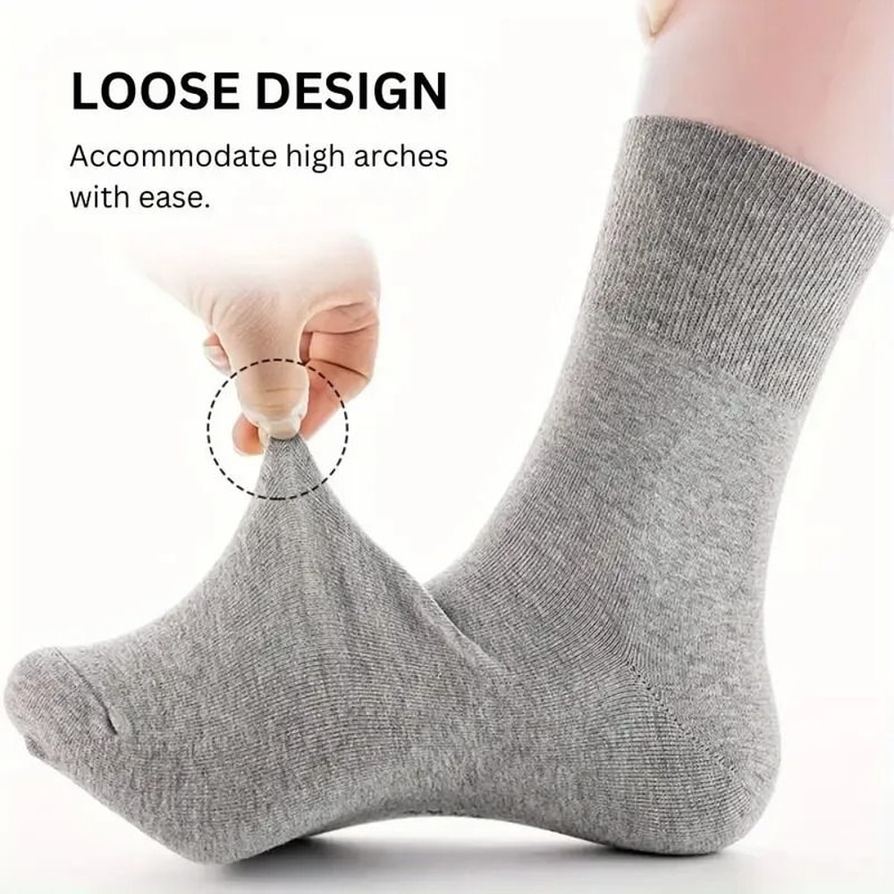 Non Binding Comfort Socks For Men 7 Pair Set 3