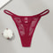 Sheer Lace Low Waist Thong Panties For Women 9