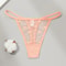 Sheer Lace Low Waist Thong Panties For Women 10