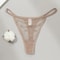 Sheer Lace Low Waist Thong Panties For Women 11