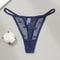 Sheer Lace Low Waist Thong Panties For Women 6