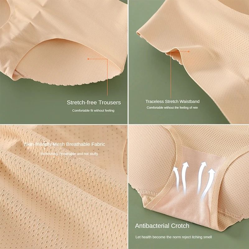 Low Waist Mesh Tummy Control Shaping Panties For Women 5