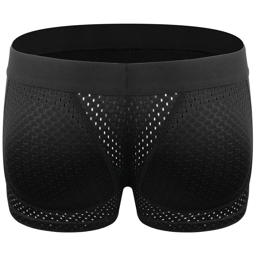 Mens Padded Hip Lift Body Shaper Boxer Briefs 7