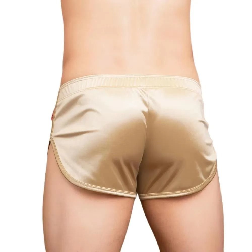 Mens Smooth Silk Sleep Boxer Shorts 4