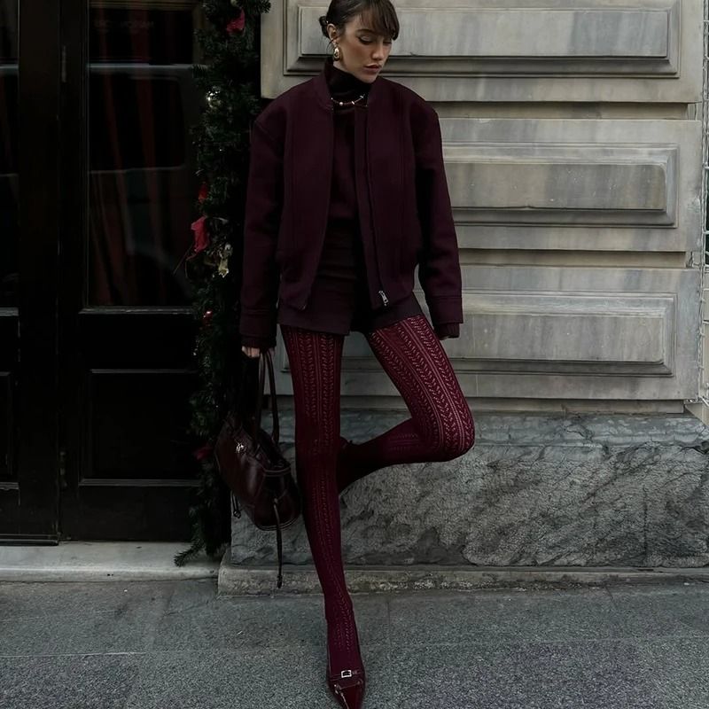 Vintage Hollow Mesh Pantyhose Tights For Women 5