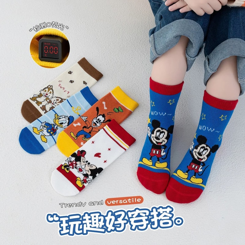 Cute Cartoon Cotton Socks For Kids 5 Pair Set 2