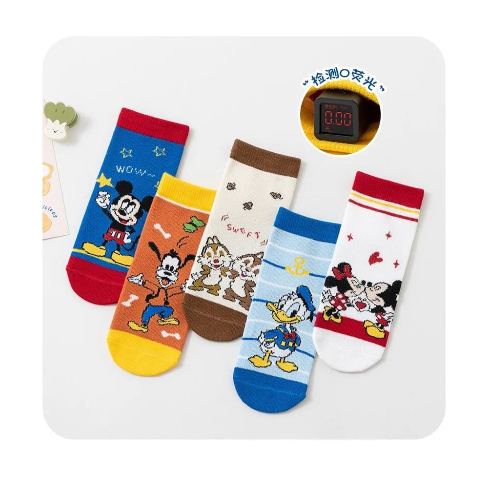 Cute Cartoon Cotton Socks For Kids 5 Pair Set 6