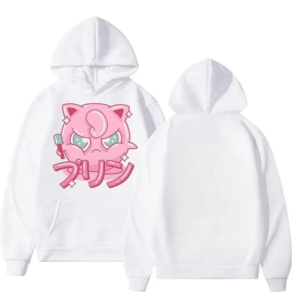 Cute Cartoon Print Hoodie For Men 2
