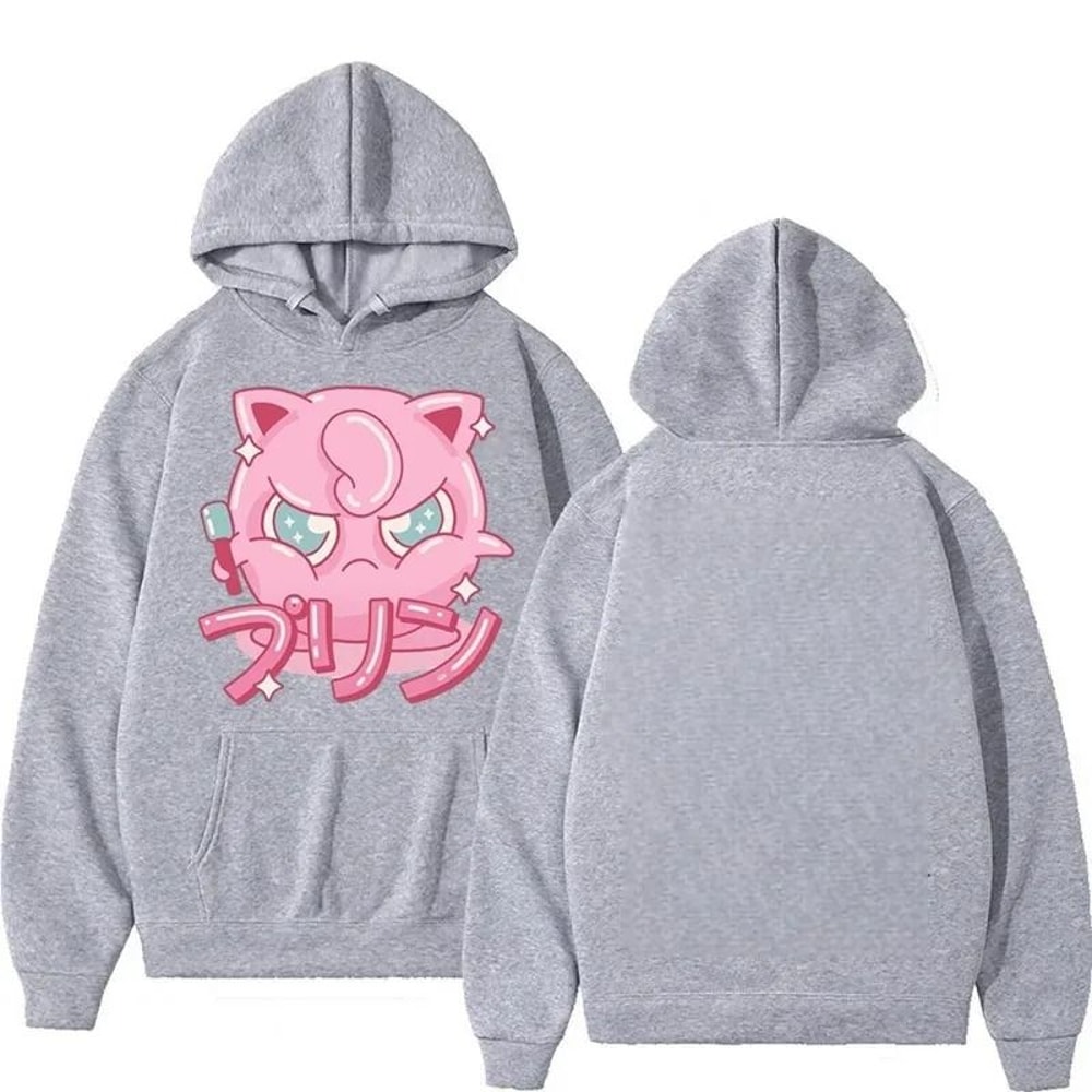 Cute Cartoon Print Hoodie For Men 3