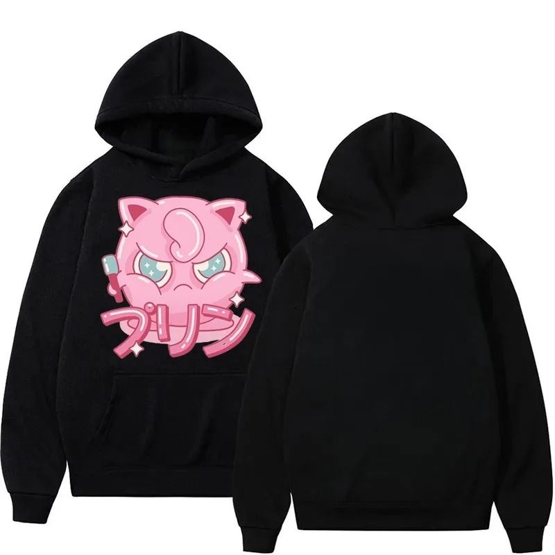 Cute Cartoon Print Hoodie For Men 7