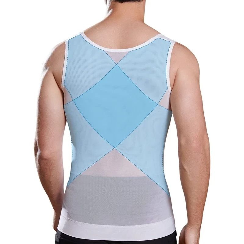 Mens Compression Slimming Body Shaper Vest 1
