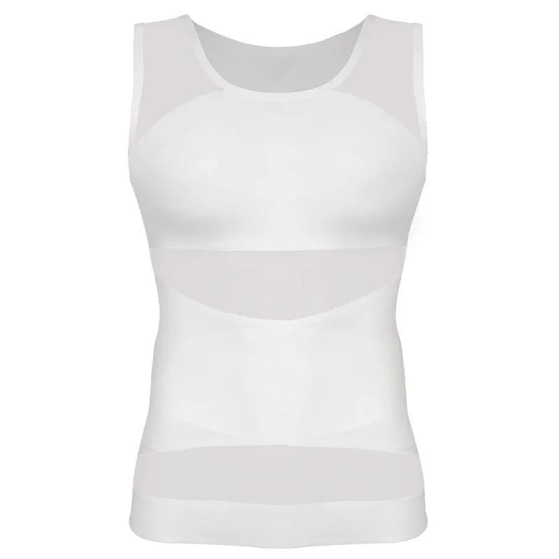 Mens Compression Slimming Body Shaper Vest 5
