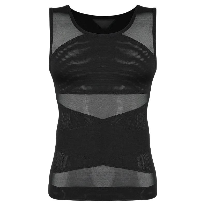 Mens Compression Slimming Body Shaper Vest 6