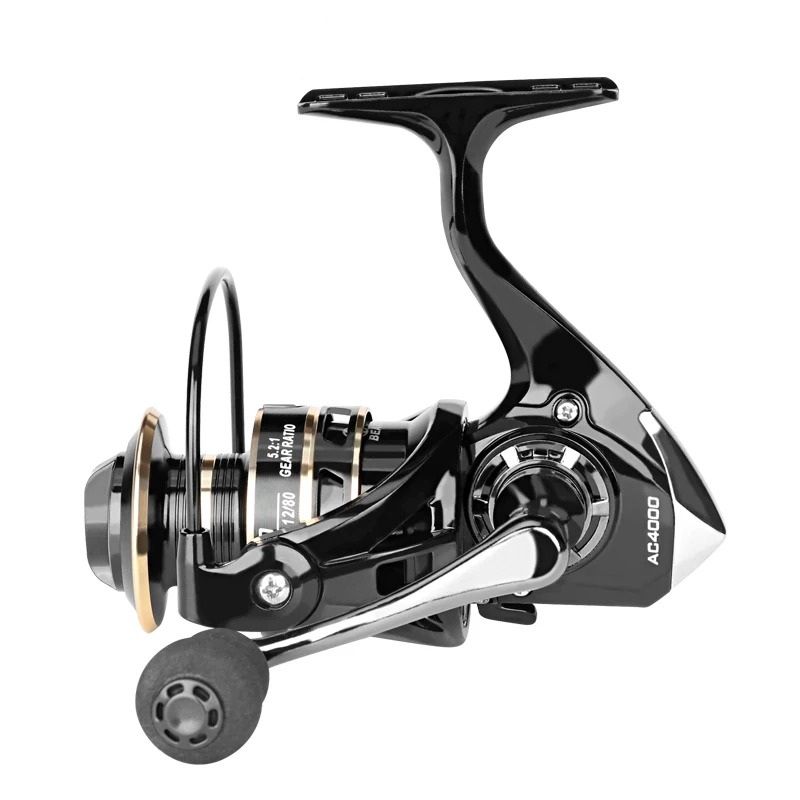 Metal Handle Spinning Fishing Reel With 12 Kg Max Drag 0