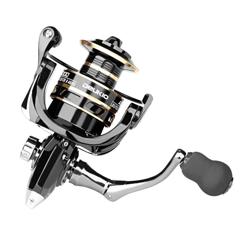 Metal Handle Spinning Fishing Reel With 12 Kg Max Drag 4