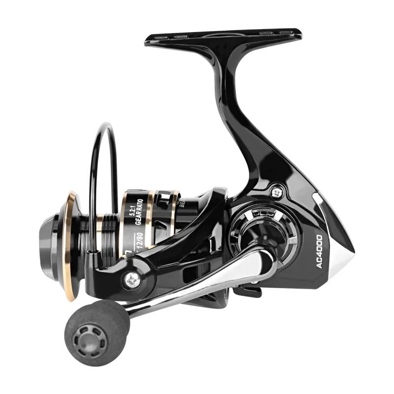 Metal Handle Spinning Fishing Reel With 12 Kg Max Drag 5