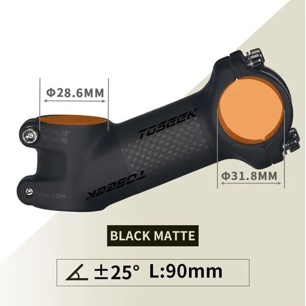 Ultralight Carbon And Aluminum MTB Handlebar Stem 318 Mm 18