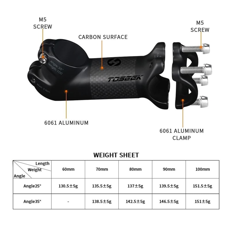 Ultralight Carbon And Aluminum MTB Handlebar Stem 318 Mm 2