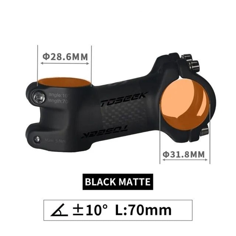 Ultralight Carbon And Aluminum MTB Handlebar Stem 318 Mm 7