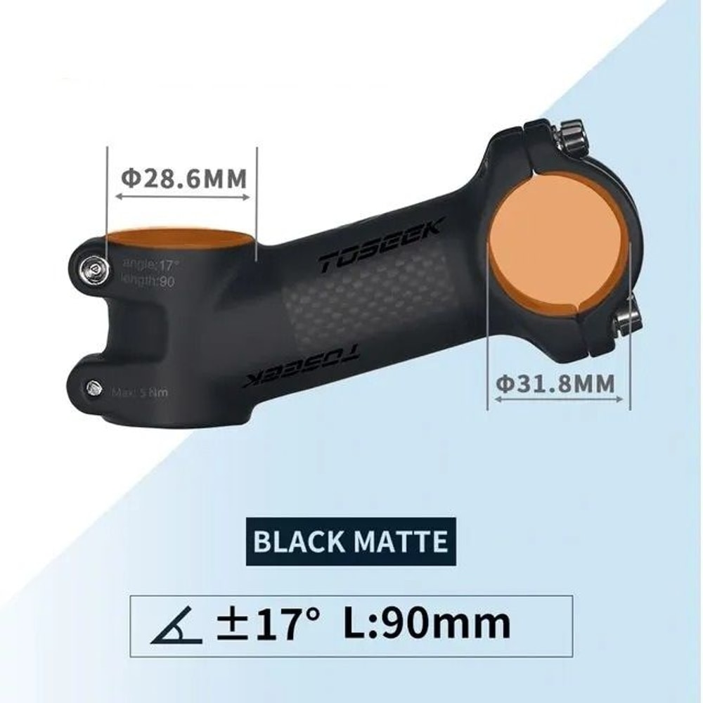 Ultralight Carbon And Aluminum MTB Handlebar Stem 318 Mm 28