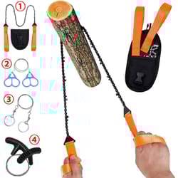 portable survival chain saw for camping and outdoor use