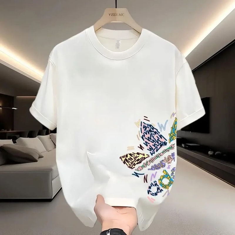 Casual Printed Cotton T Shirt For Men And Women 3