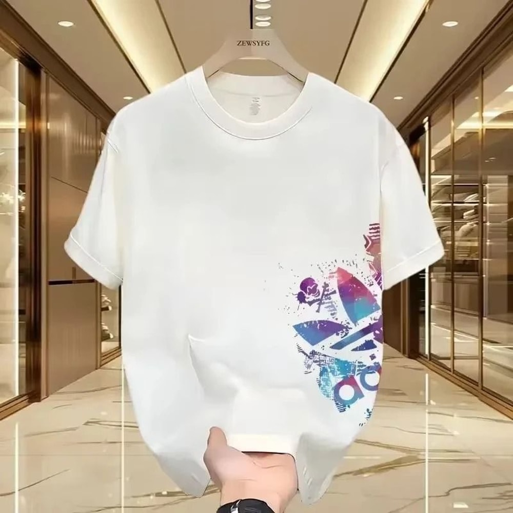 Casual Printed Cotton T Shirt For Men And Women 8
