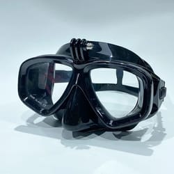 professional underwater diving mask with camera mount