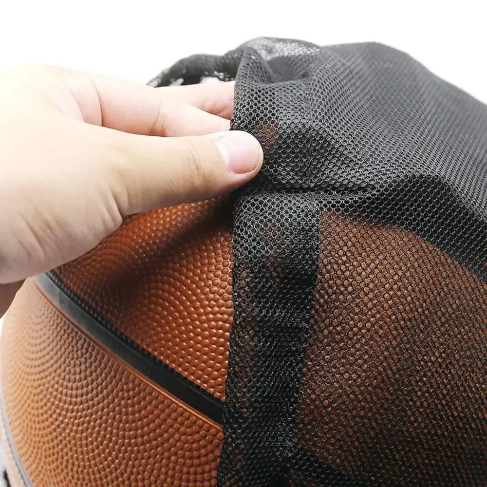 Portable Mesh Drawstring Sports Ball Backpack 3