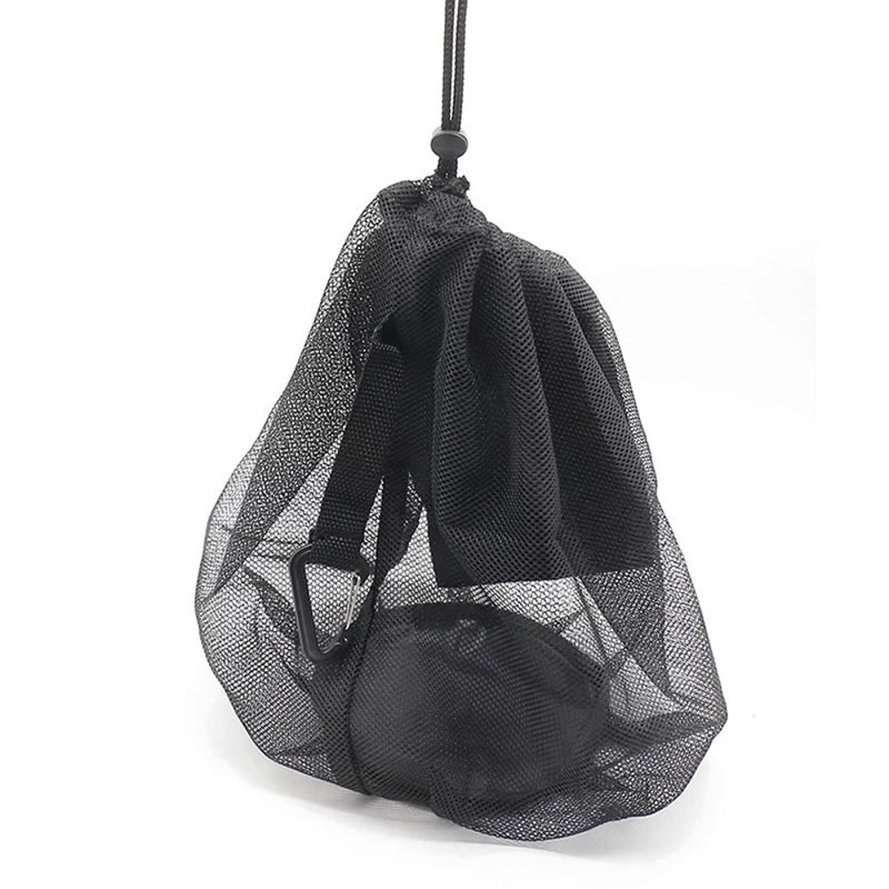 Portable Mesh Drawstring Sports Ball Backpack 7