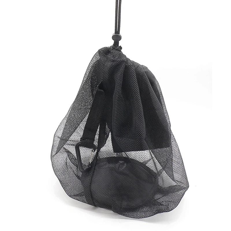 Portable Mesh Drawstring Sports Ball Backpack 7