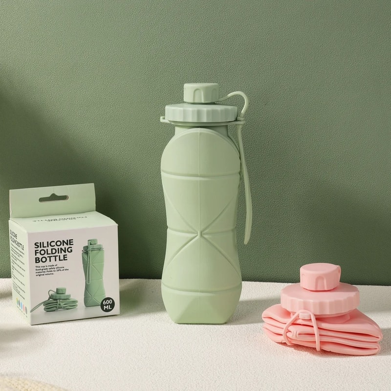 Silicone Folding Water Cup For Travel And Outdoor Use 1