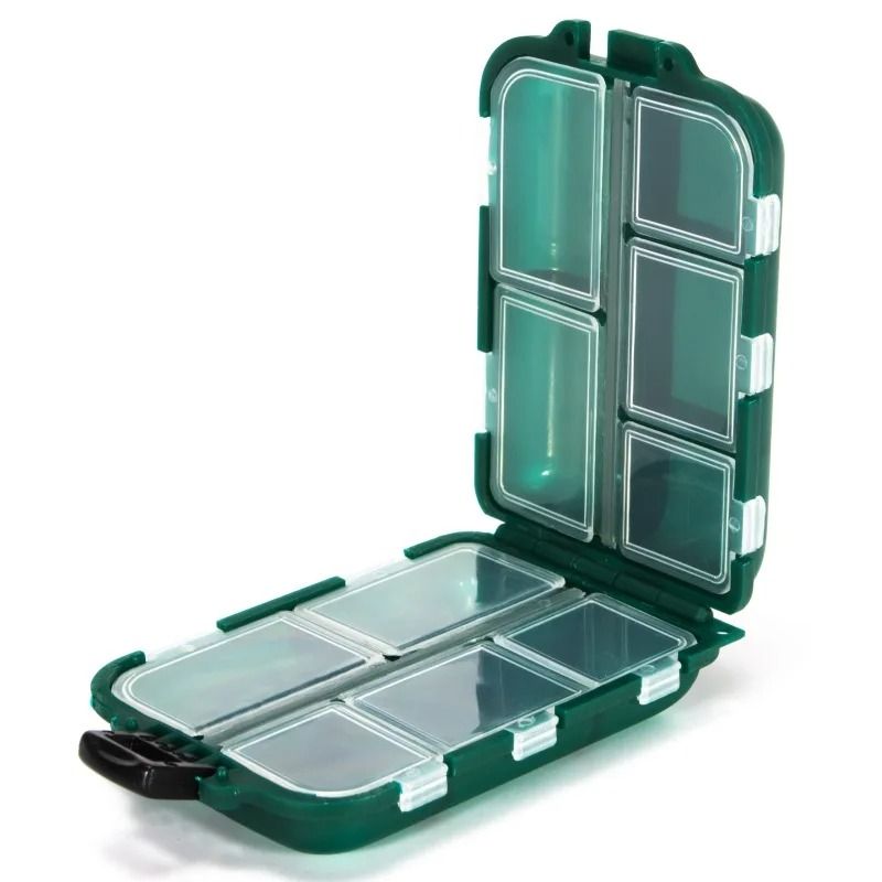 Double Sided Fishing Tackle Storage Box With 10 Grids 5