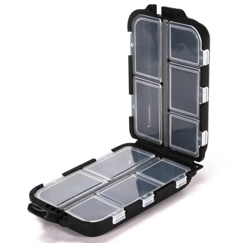 Double Sided Fishing Tackle Storage Box With 10 Grids 8