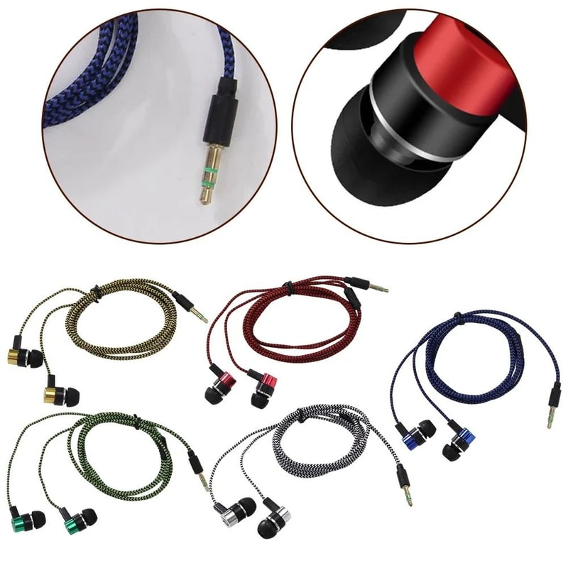 Wired In Ear Stereo Earbuds With Deep Bass 2