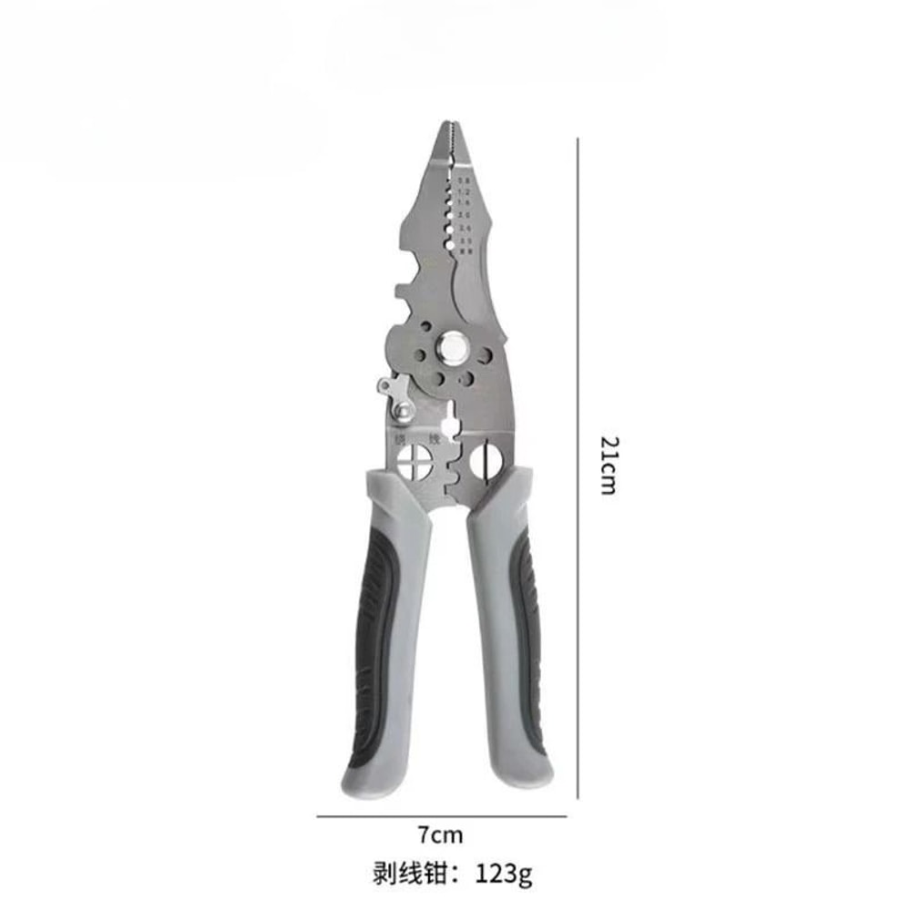 85 Inch Multifunction Wire Stripper Cutter And Crimper Pliers 6