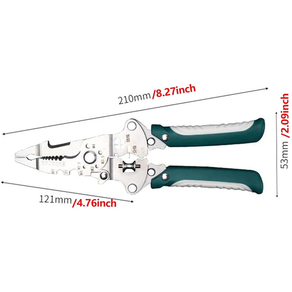 Foldable 18 In 1 Wire Stripping And Crimping Pliers 2