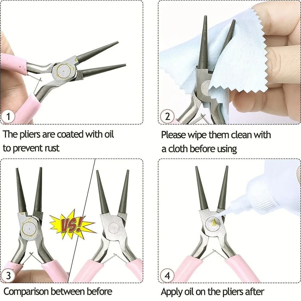 Jewelry Making Pliers Set 3 Piece Precision Tool Kit 2