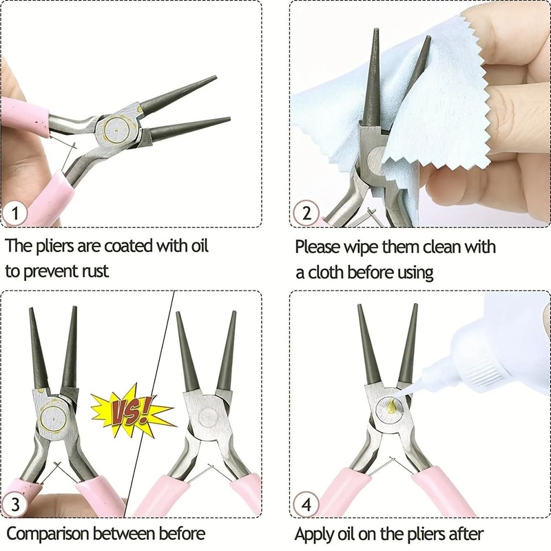 Jewelry Making Pliers Set 3 Piece Precision Tool Kit 2