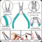 Jewelry Making Pliers Set 3 Piece Precision Tool Kit 5