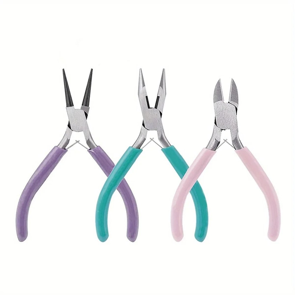 Jewelry Making Pliers Set 3 Piece Precision Tool Kit 6